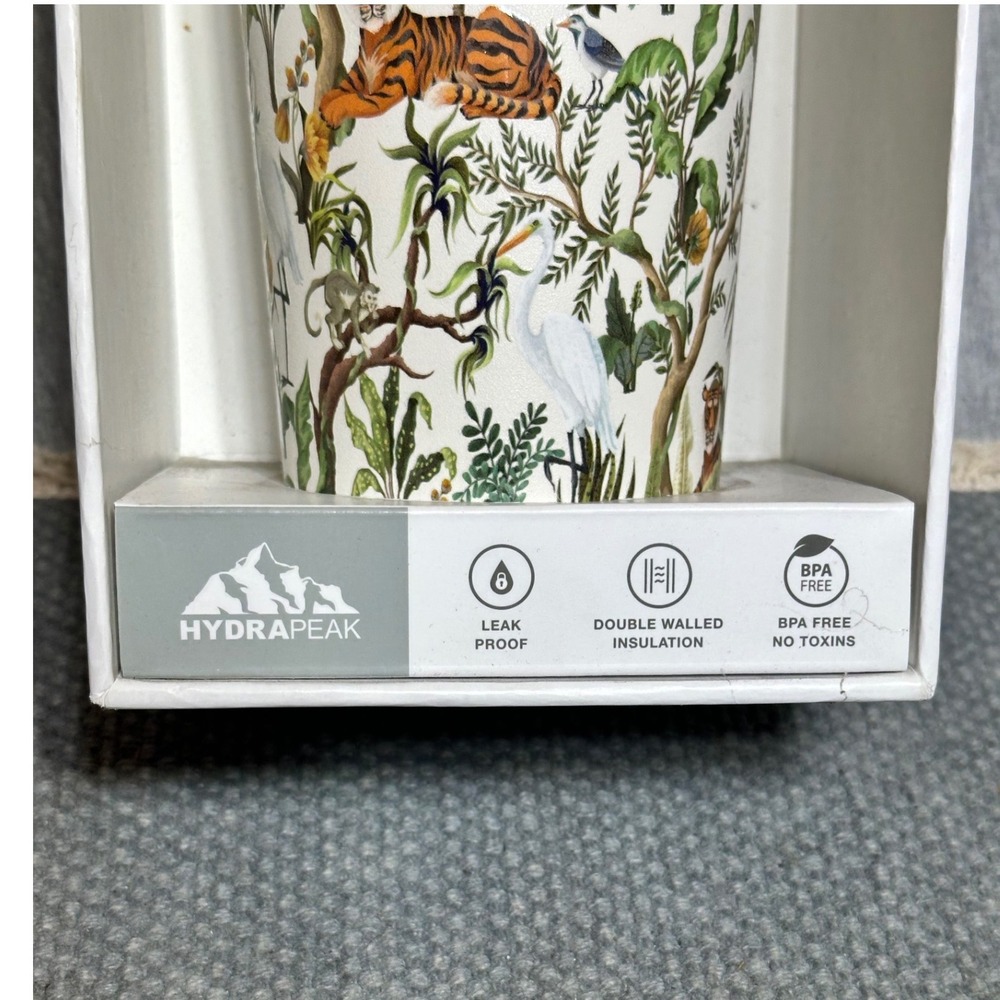 Hydrapeak Traveler 25oz Insulated Tumbler Artisan Collection Jungle Tiger Print - Picture 2 of 7